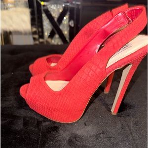 Steve Madden Red Heels